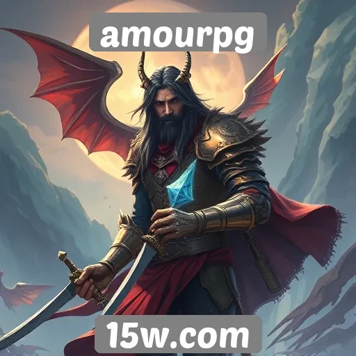 História e narrativa envolvente no amourpg